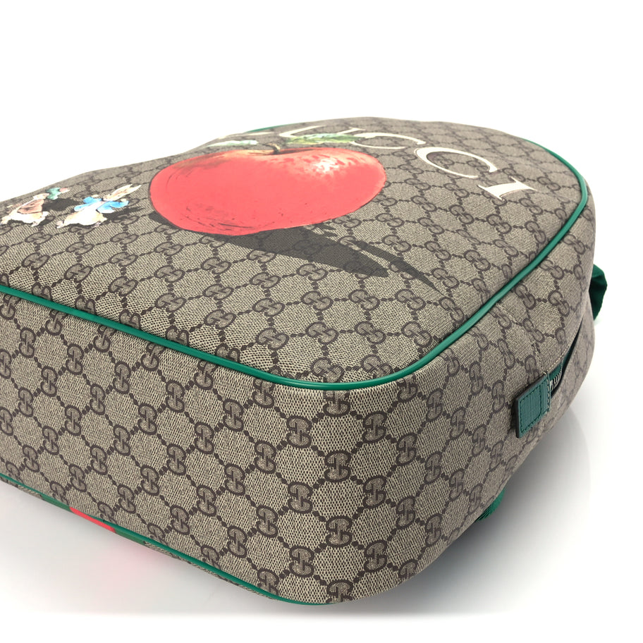 Gucci X Peter Rabbit GG Supreme Monogram Baseballs Web Childrens Backpack Green Image 8