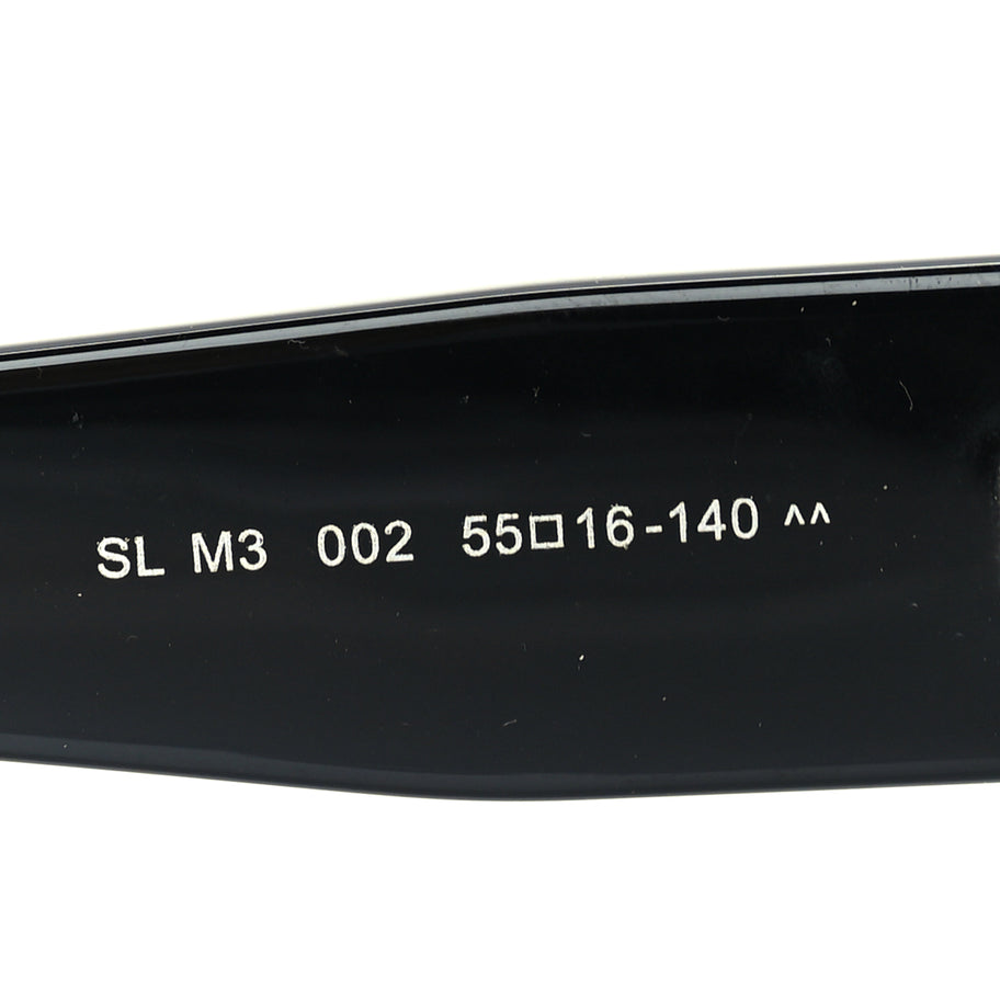 Saint Laurent Acetate Cateye Sunglasses SL M95 F  Black Image 5
