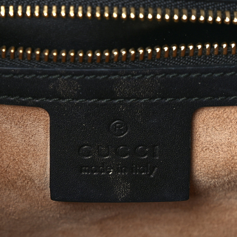 Gucci Calfskin Small Sylvie Shoulder Bag Blue Agata Image 5