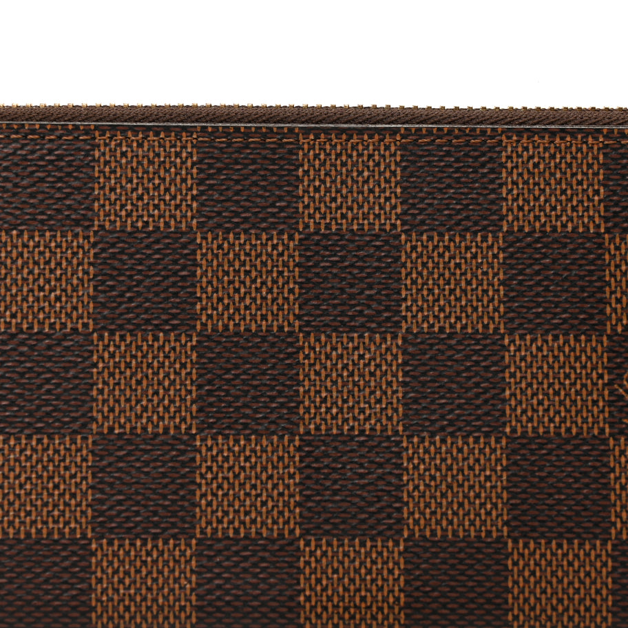 Louis Vuitton Damier Ebene Clemence Wallet Cherry Image 6