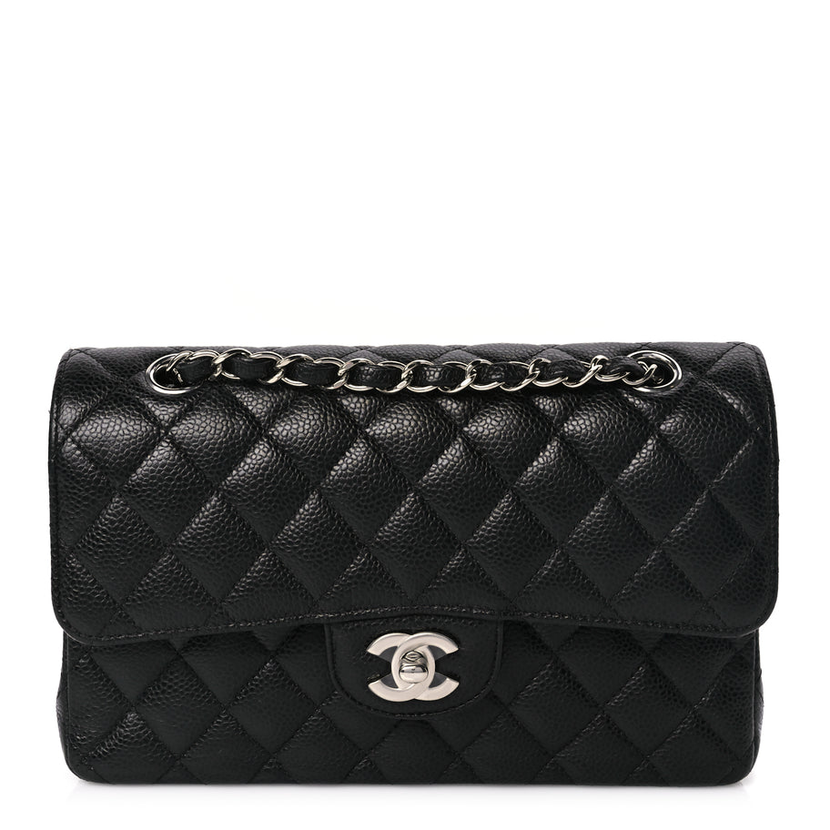 Chanel Caviar Quilted Small Double Flap Black Image 1