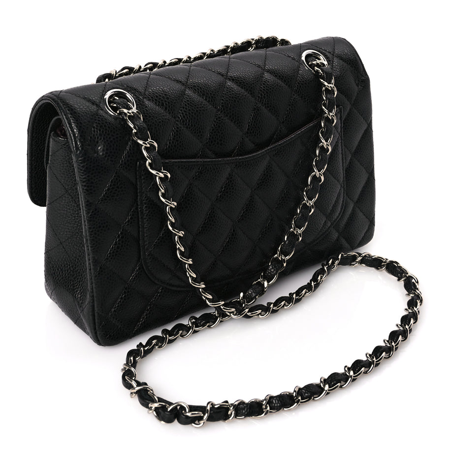 Chanel Caviar Quilted Small Double Flap Black Image 2