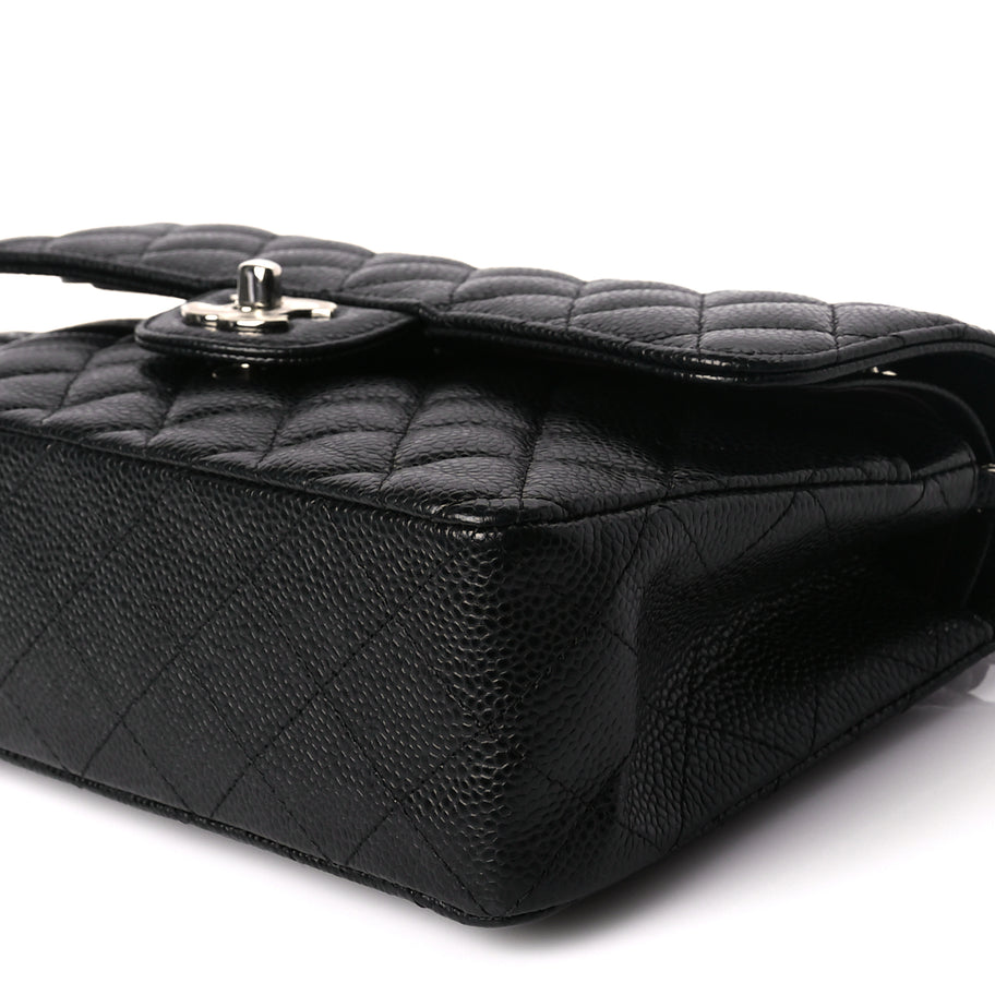 Chanel Caviar Quilted Small Double Flap Black Image 9