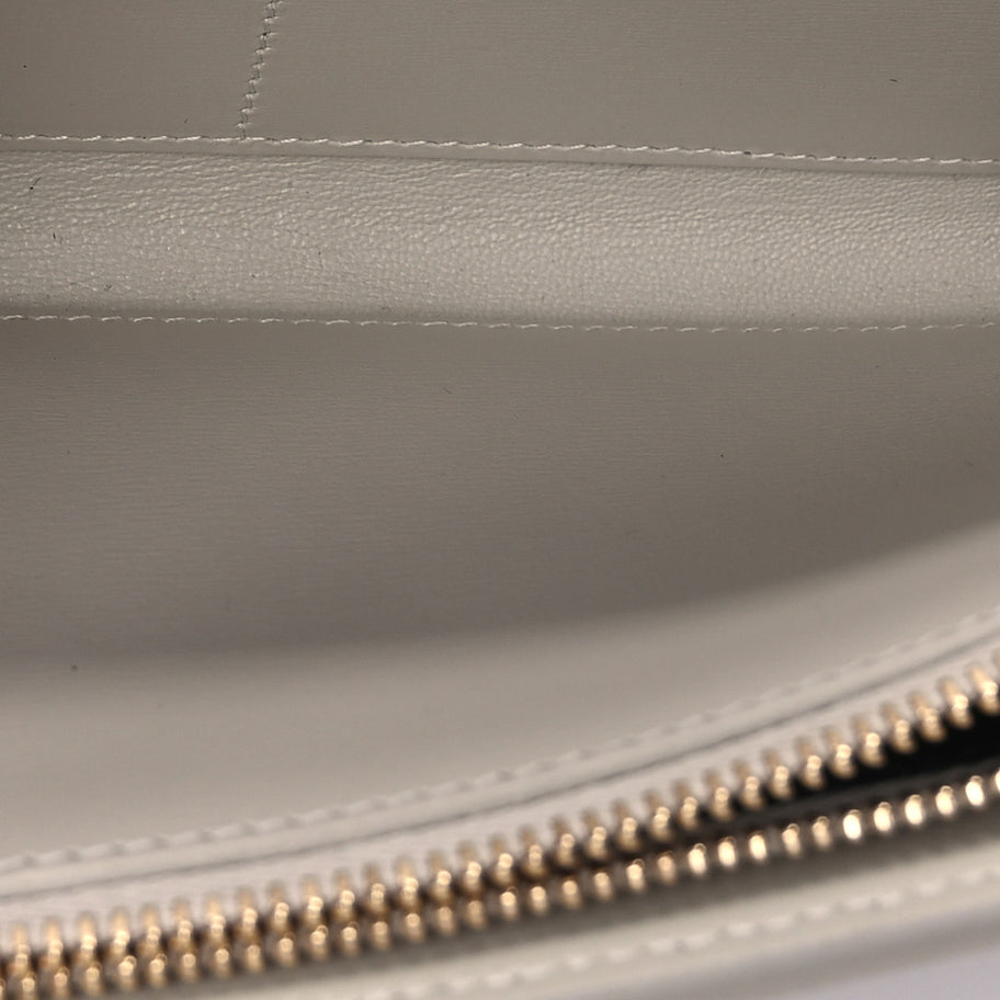 Saint Laurent Smooth Calfskin Le Maillon Chain Wallet  Crema Soft Image 4