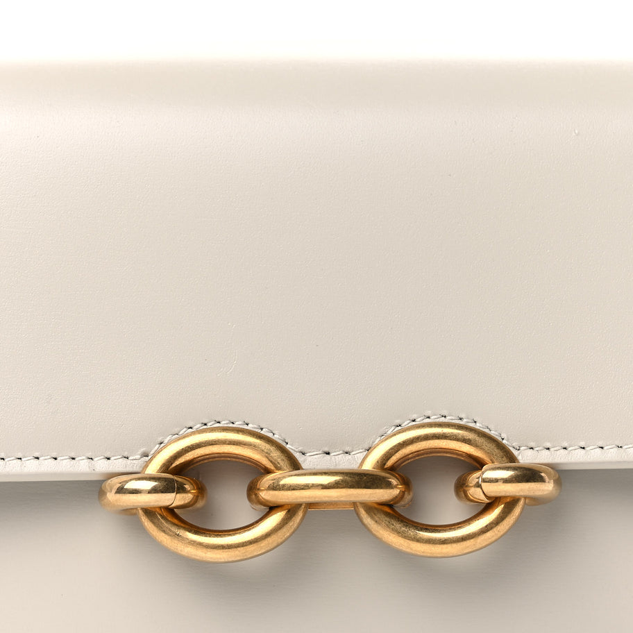 Saint Laurent Smooth Calfskin Le Maillon Chain Wallet  Crema Soft Image 6