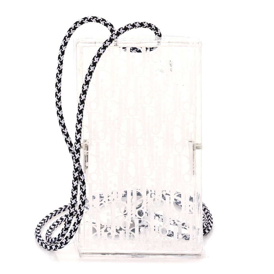 Christian Dior Plexiglass Vertical Pouch Translucent Image 1