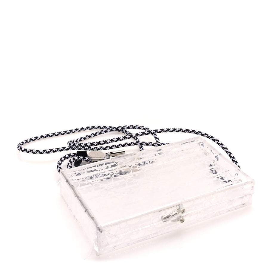 Christian Dior Plexiglass Vertical Pouch Translucent Image 3