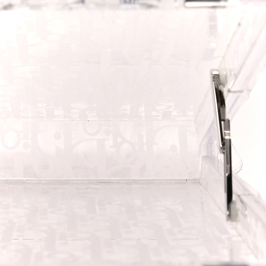 Christian Dior Plexiglass Vertical Pouch Translucent Image 4