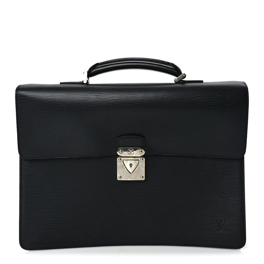 Louis Vuitton Epi Robusto 1 Compartment Briefcase  Black Image 1