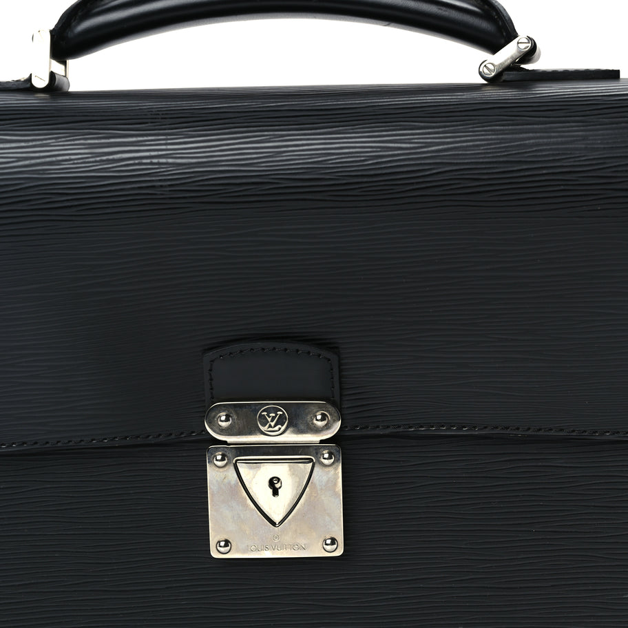Louis Vuitton Epi Robusto 1 Compartment Briefcase  Black Image 6
