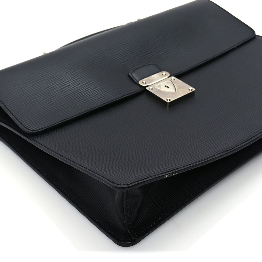 Louis Vuitton Epi Robusto 1 Compartment Briefcase  Black Image 7