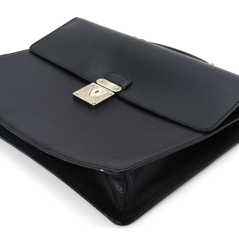 Louis Vuitton Epi Robusto 1 Compartment Briefcase  Black Image 8