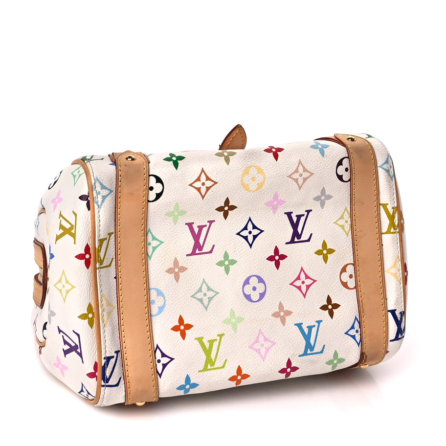 Louis Vuitton Monogram Multicolor Priscilla White Image 3