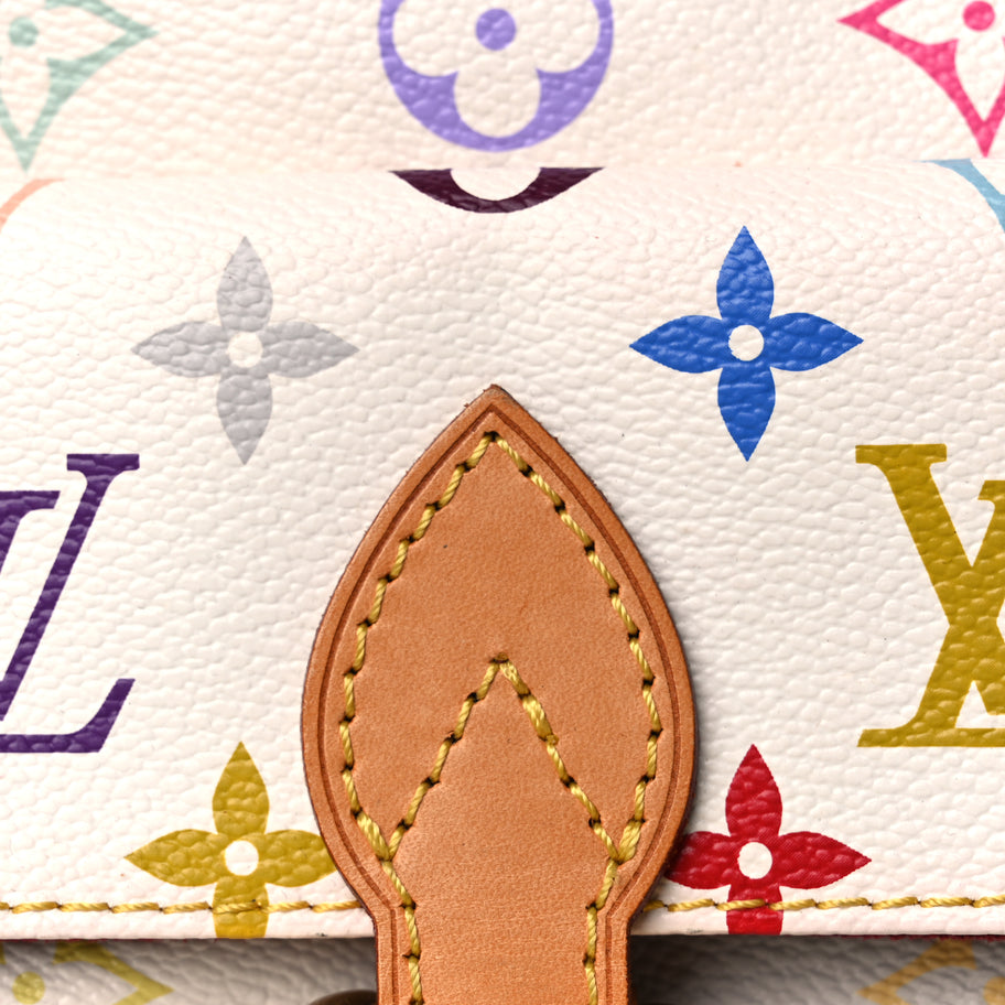 Louis Vuitton Monogram Multicolor Priscilla White Image 6