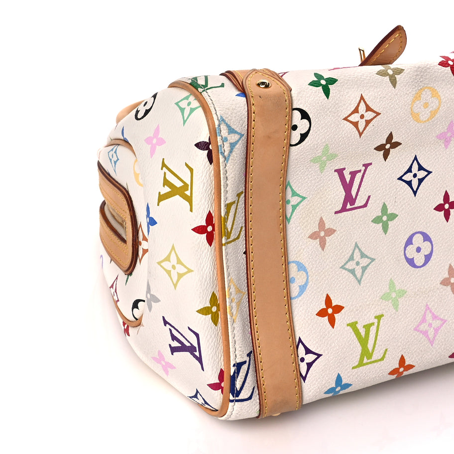 Louis Vuitton Monogram Multicolor Priscilla White Image 7