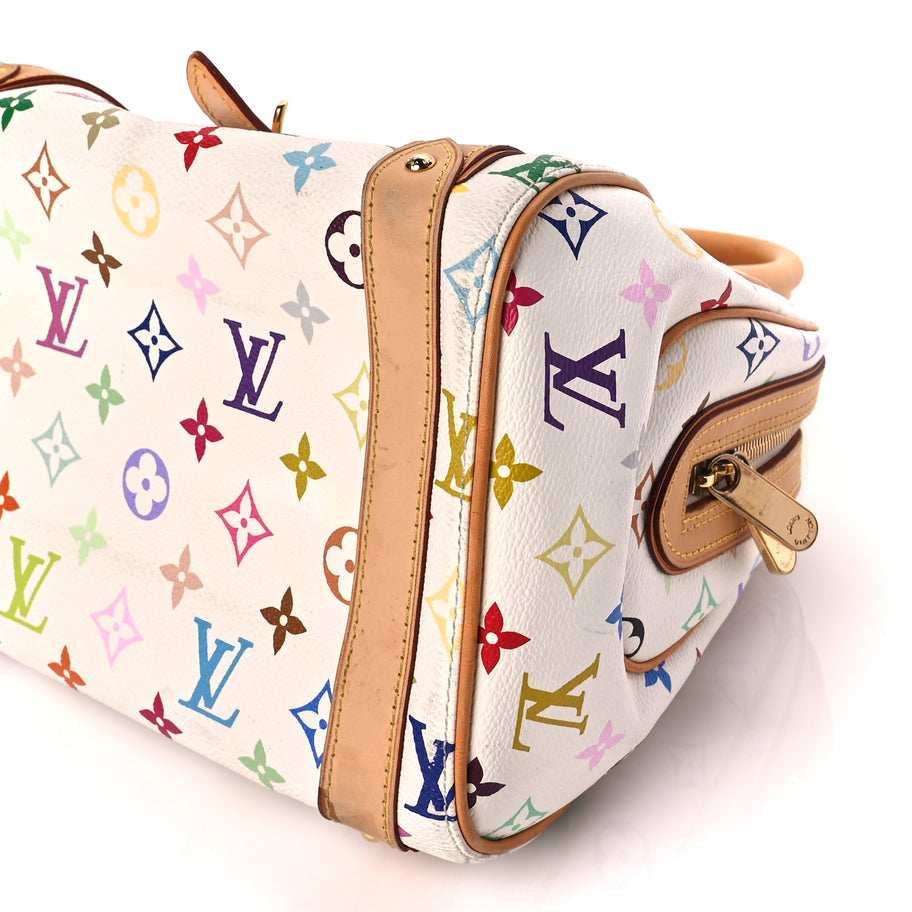 Louis Vuitton Monogram Multicolor Priscilla White Image 8