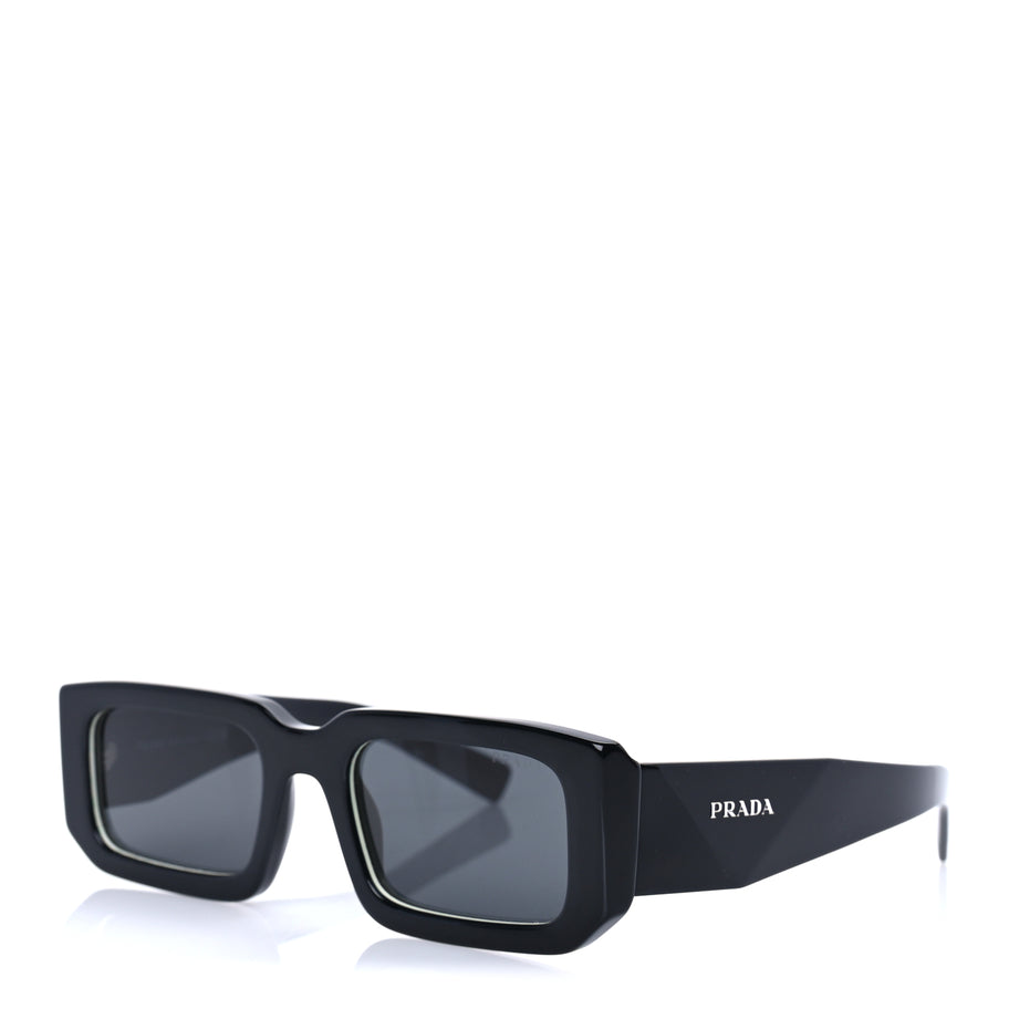 Prada Acetate Symbole Sunglasses SPR 06Y Black Image 1