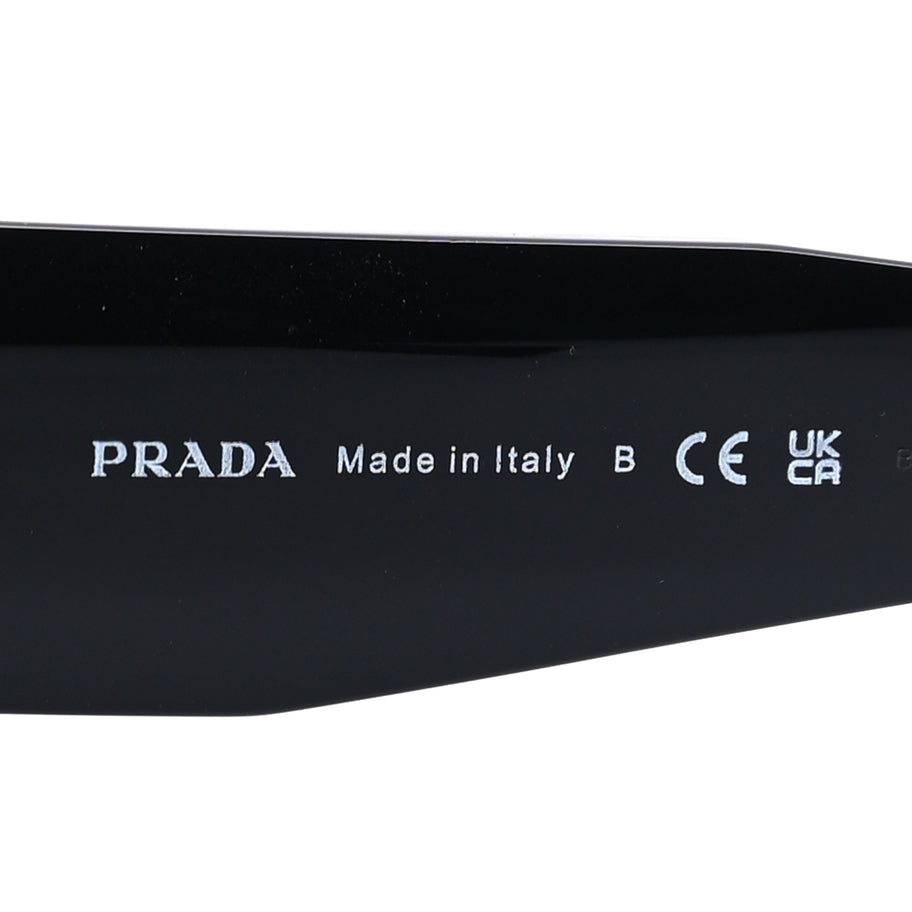 Prada Acetate Symbole Sunglasses SPR 06Y Black Image 6