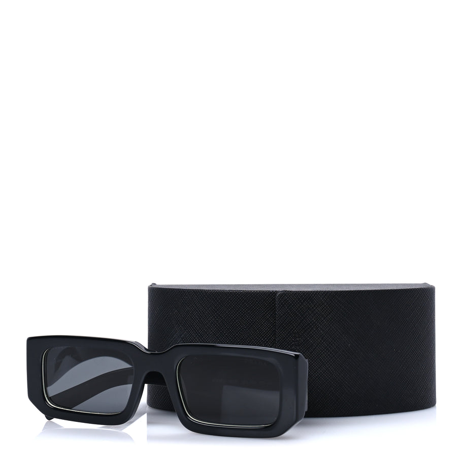 Prada Acetate Symbole Sunglasses SPR 06Y Black Image 7