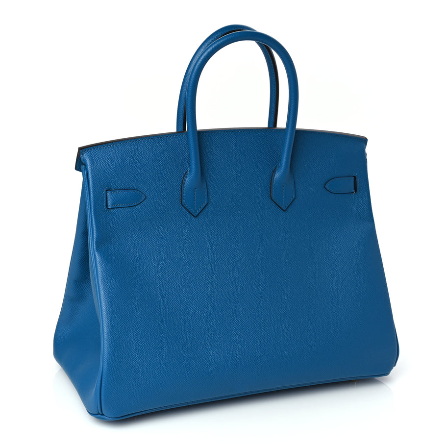 Hermes Epsom Birkin 35 Bleu Izmir Image 2