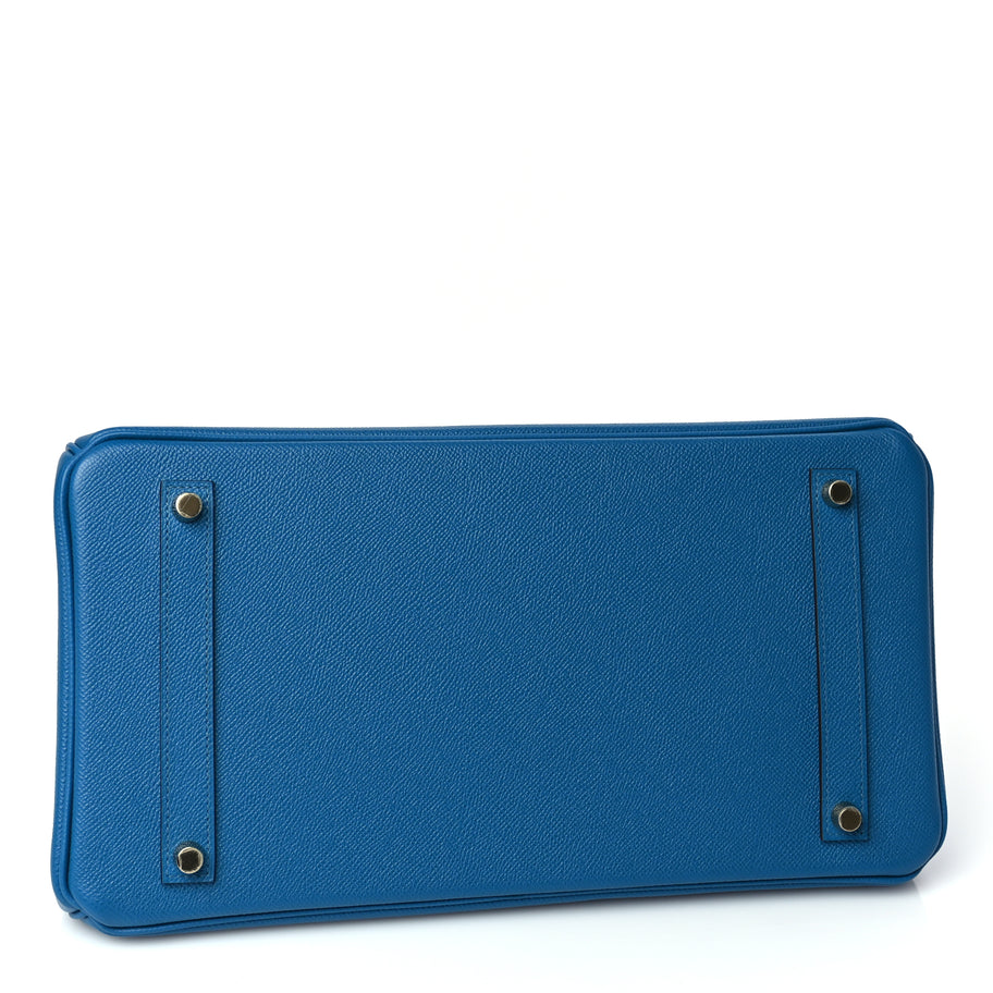 Hermes Epsom Birkin 35 Bleu Izmir Image 3