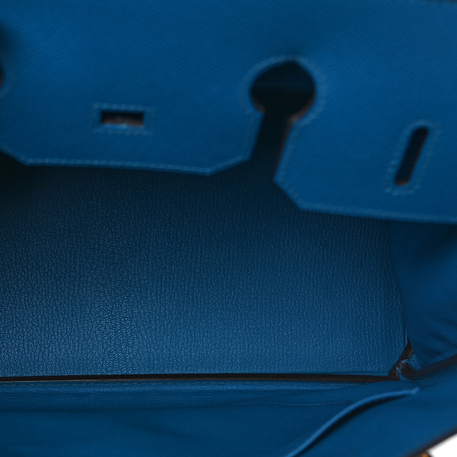 Hermes Epsom Birkin 35 Bleu Izmir Image 4