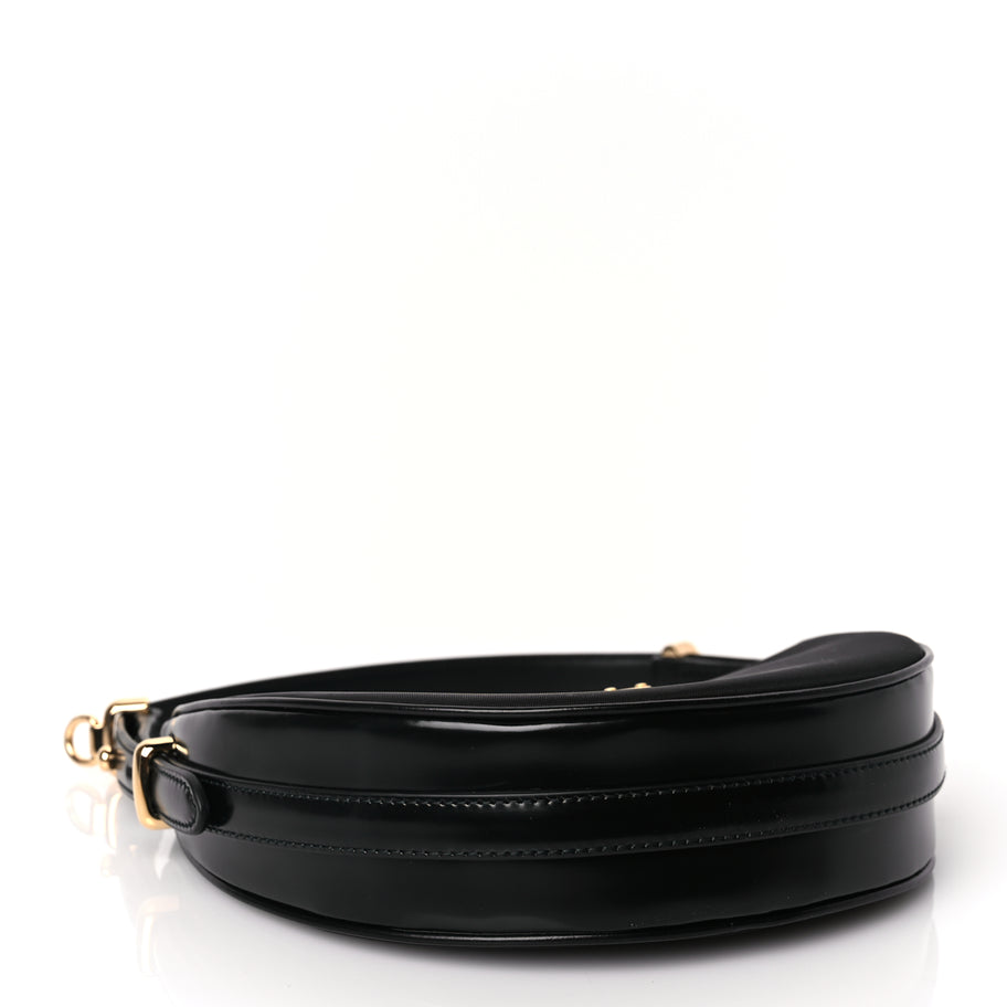 Prada Re-Nylon Spazzolato Mini Arque Shoulder Bag Black Image 3