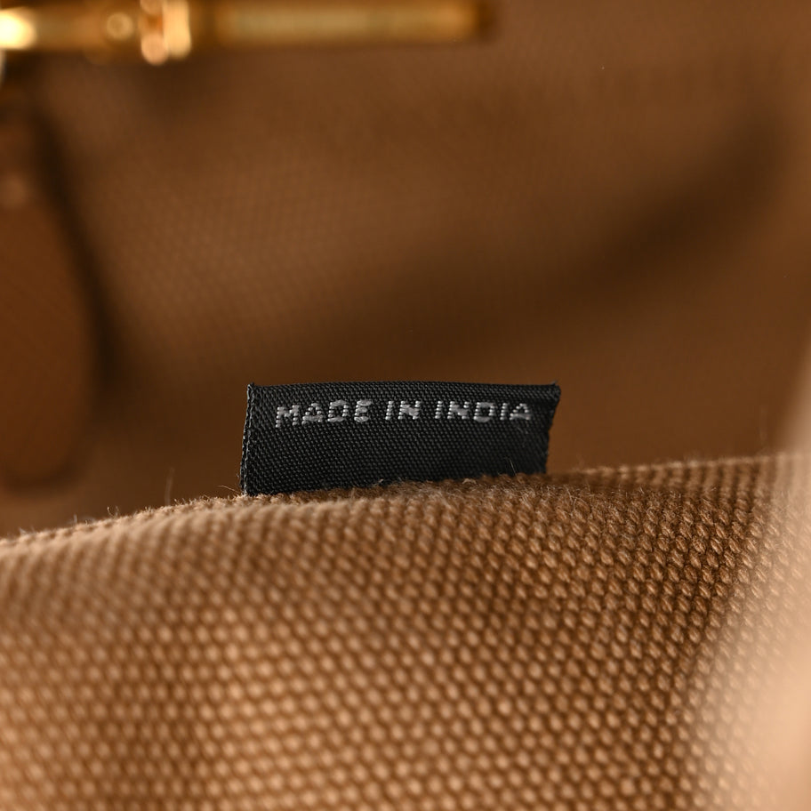 Prada Canapa Large Logo Tote Tabacco Image 6