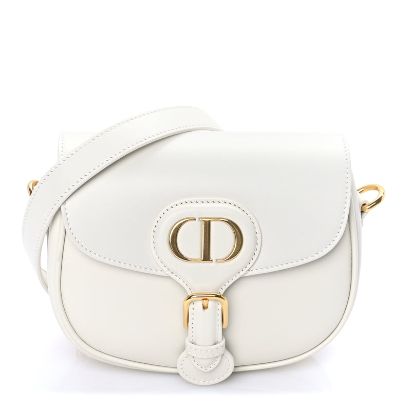  Christian Dior Box Calfskin Small Bobby Flap Latte
