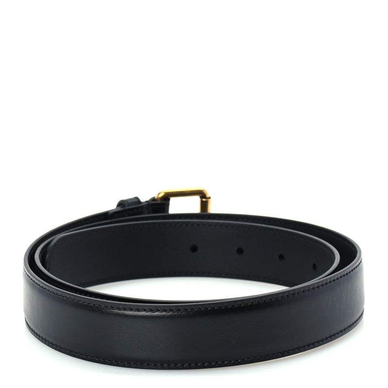  Gucci Calfskin Buckle Belt 90 36 Black