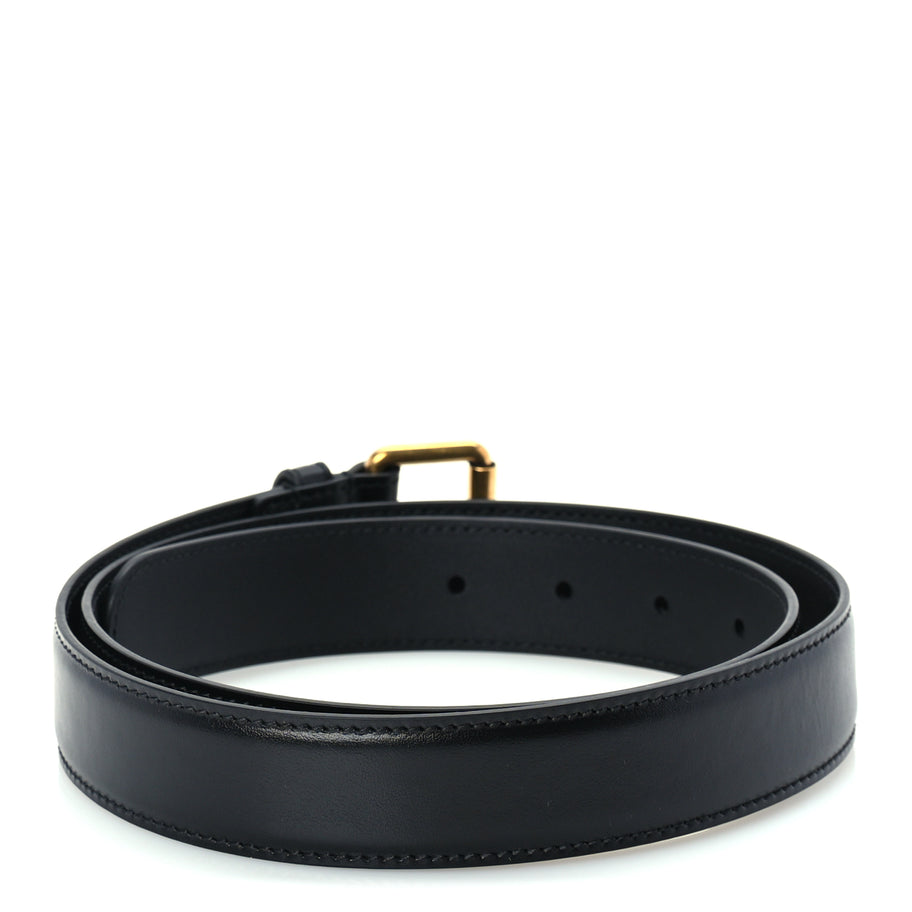 Gucci Calfskin Buckle Belt 90 36 Black Image 2