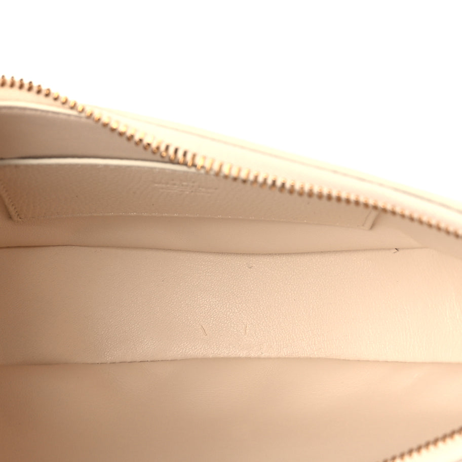 Valentino Grainy Calfskin Mini Vlogo Signature Hobo Bag Light Ivory Image 4