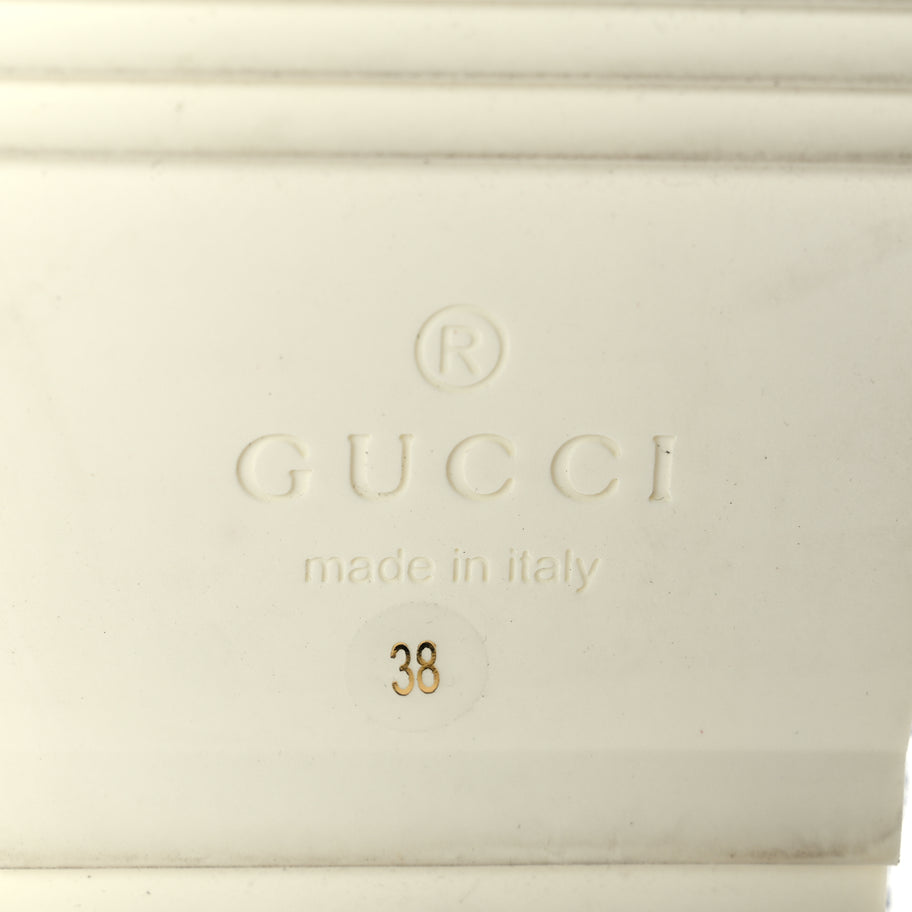 Gucci Merino Interlocking G Slide Sandals 38 Butterscotch Black Image 7