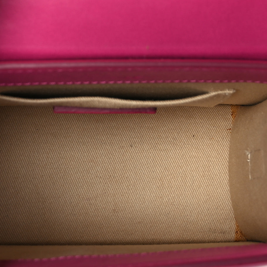 Jacquemus Smooth Calfskin Le Chiquito Moyen Dark Pink Image 4