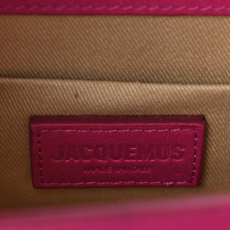 Jacquemus Smooth Calfskin Le Chiquito Moyen Dark Pink Image 5