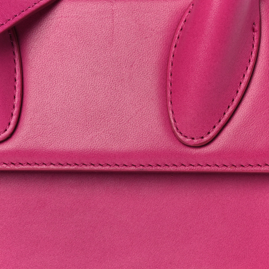 Jacquemus Smooth Calfskin Le Chiquito Moyen Dark Pink Image 6