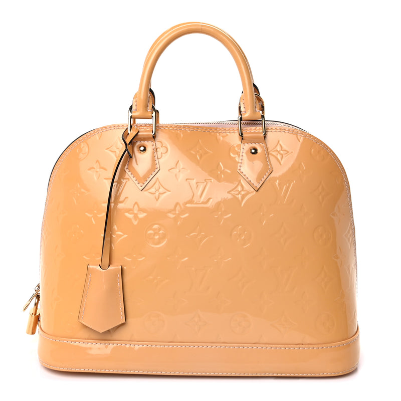  Louis Vuitton Vernis Alma PM  Jaune Passion