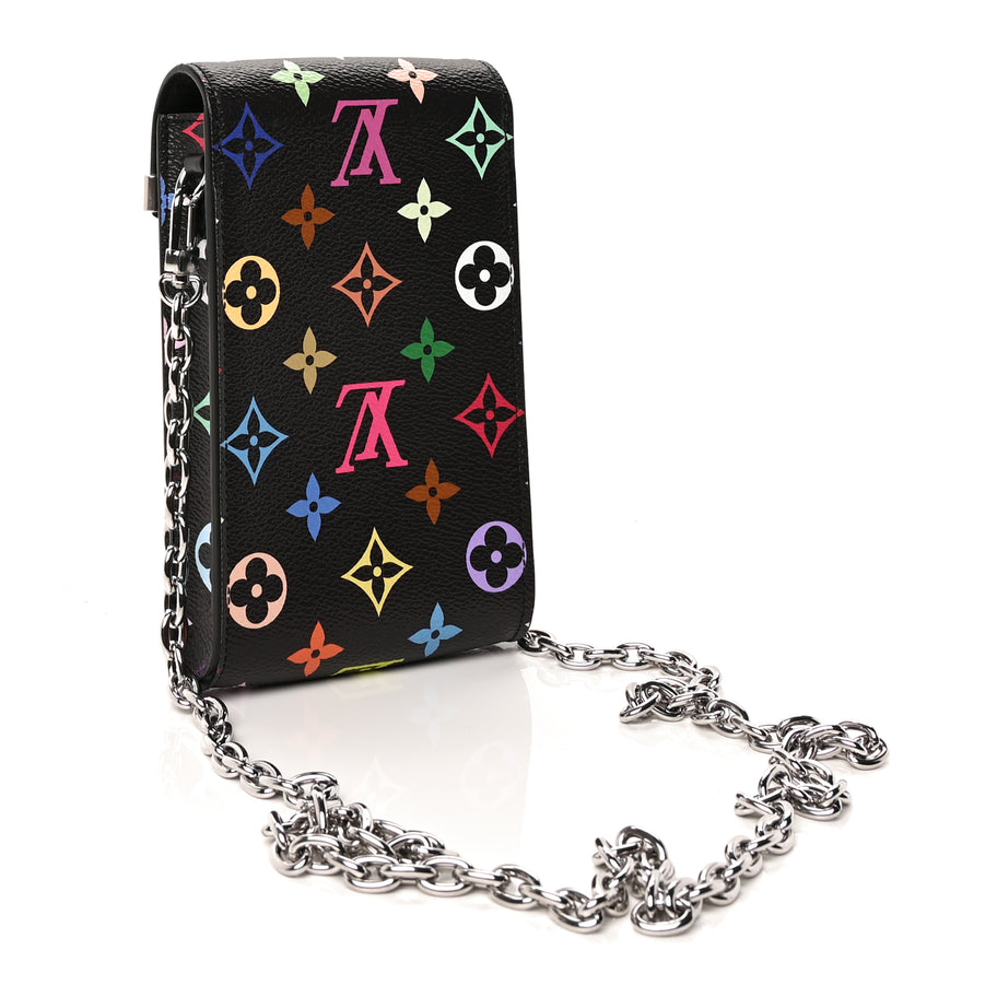 Louis Vuitton LV X TM Monogram Multicolor Phone Pouch Metis  Black Image 2