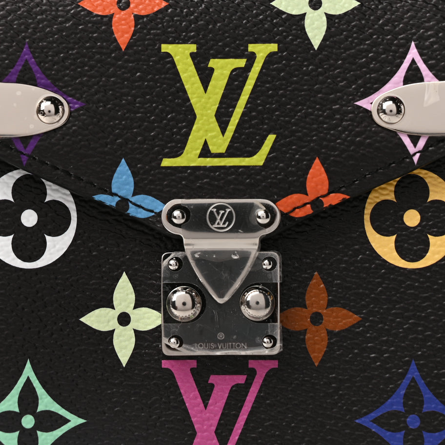 Louis Vuitton LV X TM Monogram Multicolor Phone Pouch Metis  Black Image 6