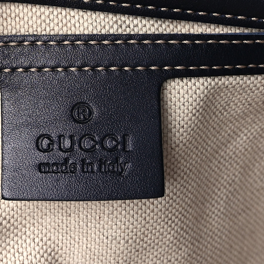Gucci Plus Monogram Large Carry On Duffle Bag  Navy Image 5