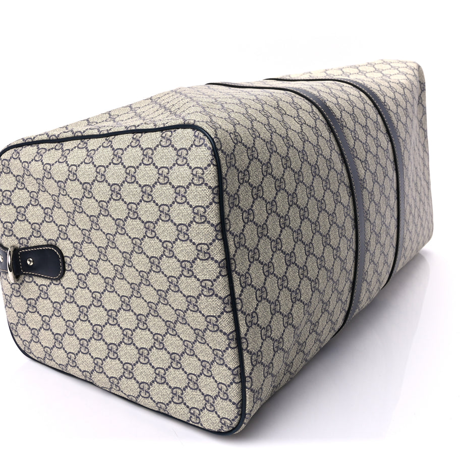 Gucci Plus Monogram Large Carry On Duffle Bag  Navy Image 7