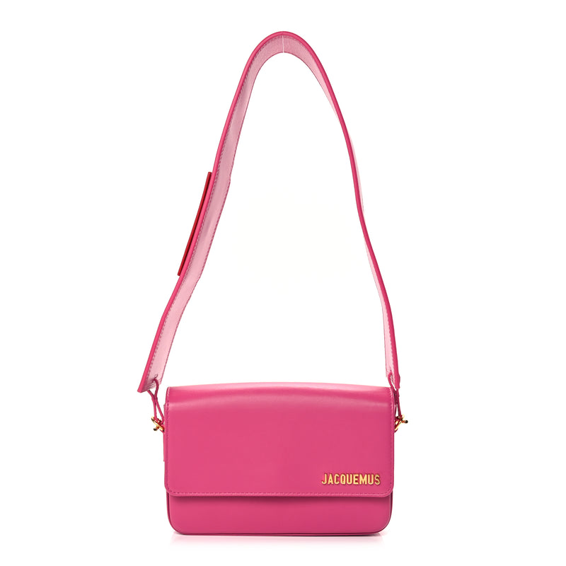  Jacquemus Smooth Calfskin Le Carinu Pink