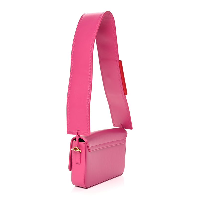  Jacquemus Smooth Calfskin Le Carinu Pink