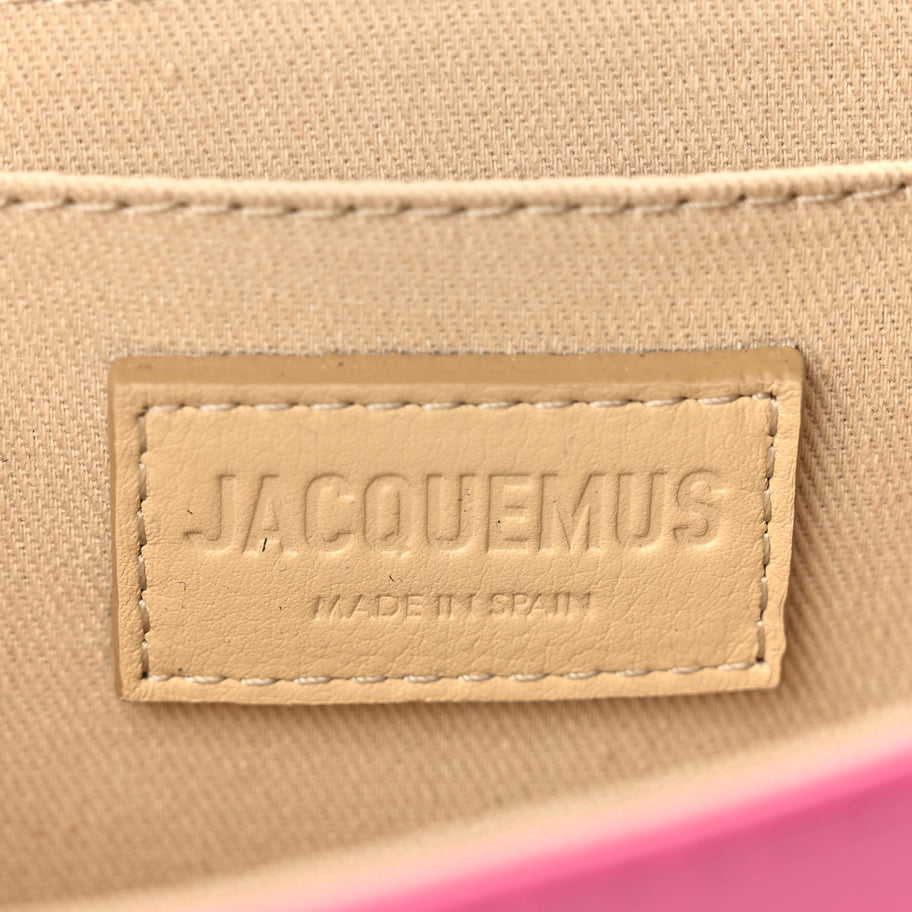 Jacquemus Smooth Calfskin Le Carinu Pink Image 5