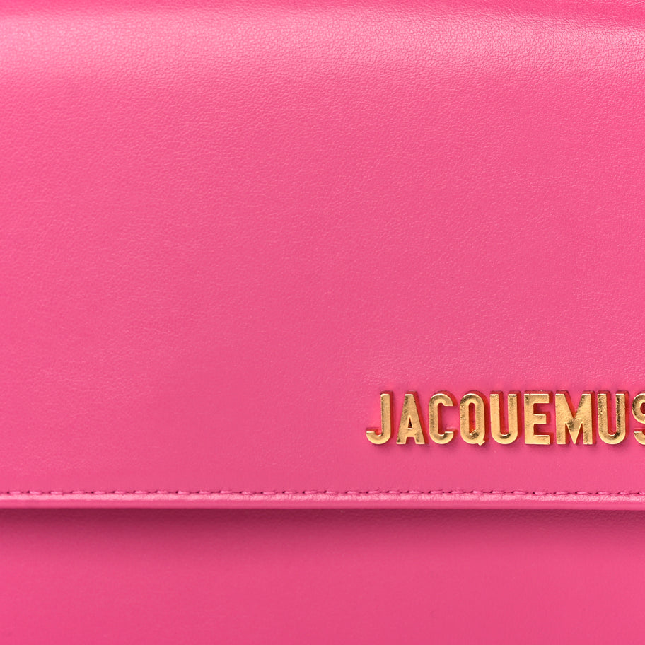 Jacquemus Smooth Calfskin Le Carinu Pink Image 6