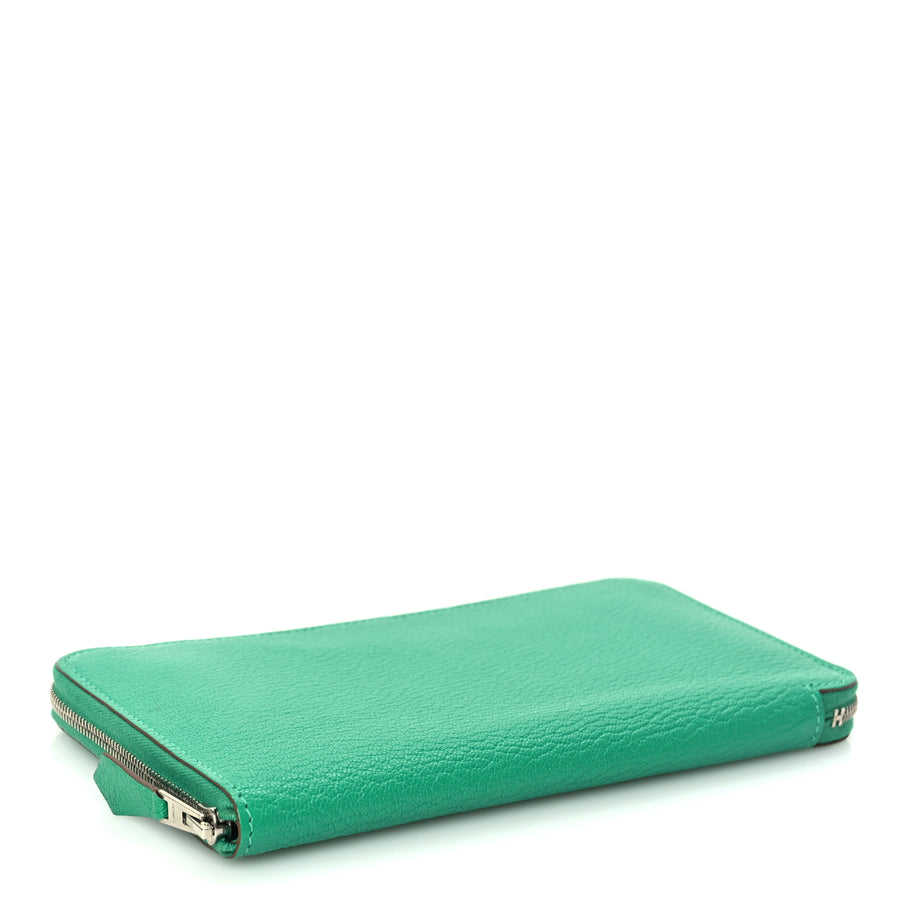 Hermes Chevre Mysore Silk'In Wallet Vert Jade Vert Jade Image 4