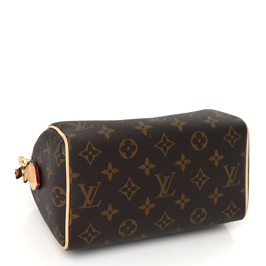 Louis Vuitton Monogram Speedy Bandouliere 20 Beige Image 3