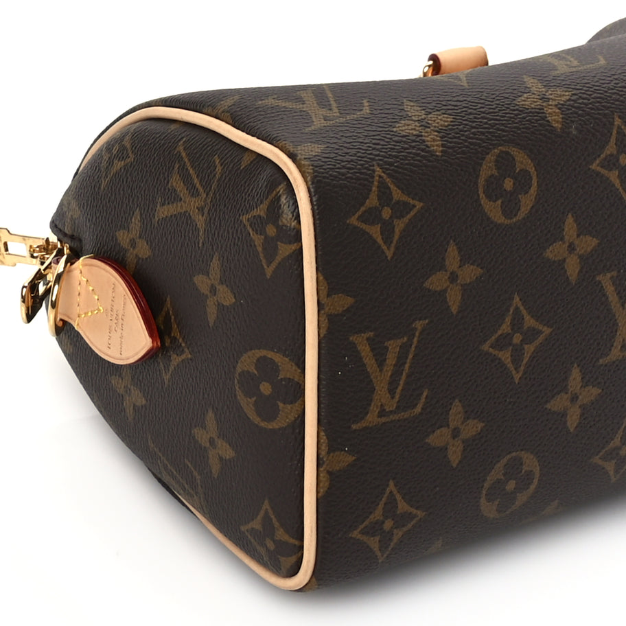 Louis Vuitton Monogram Speedy Bandouliere 20 Beige Image 7