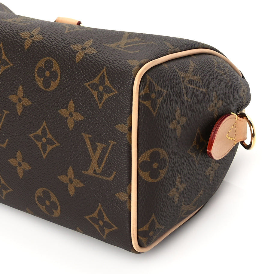 Louis Vuitton Monogram Speedy Bandouliere 20 Beige Image 8