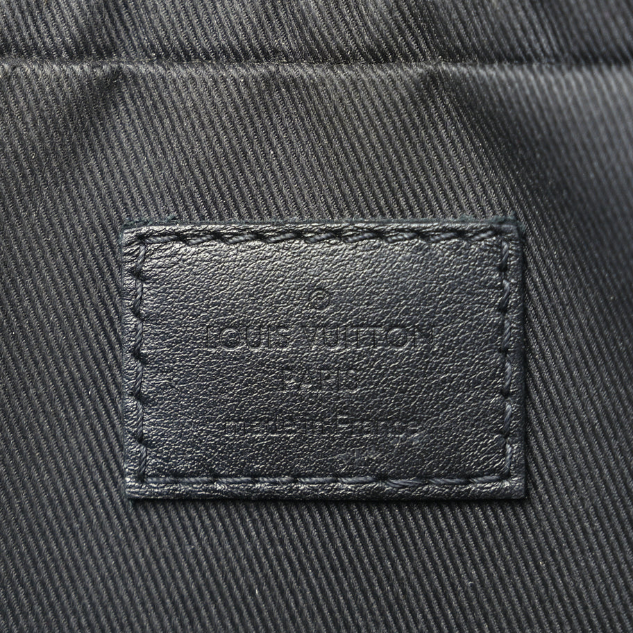 Louis Vuitton Calfskin Monogram Shadow Duo Messenger Black Black Image 5